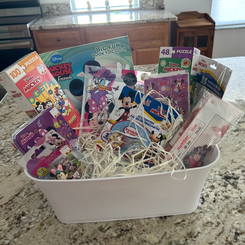 New Minnie and Mikey Activity Basket